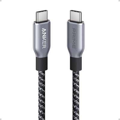 Anker Prime كابل تايب سي إلى تايب سي بقوة 240 واط بطول 90 سم مضفر ومتين