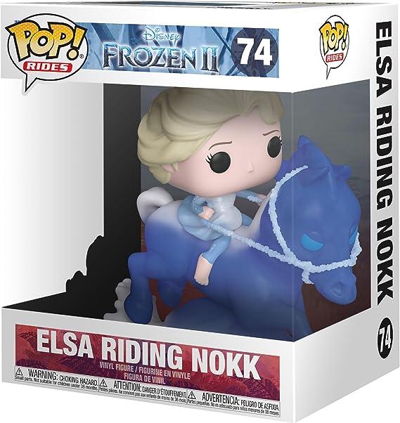 من فانكو Funko Pop! Rides: Frozen 2 - Elsa riding the Nokk مجسمات مصغرة لشخصيات أفلام سينمائية