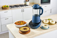 Panasonic MX-HG6401 1100W All-in-One Cooking Blender | 9 Auto Menus | 12H Timer | Self-Clean | Blue