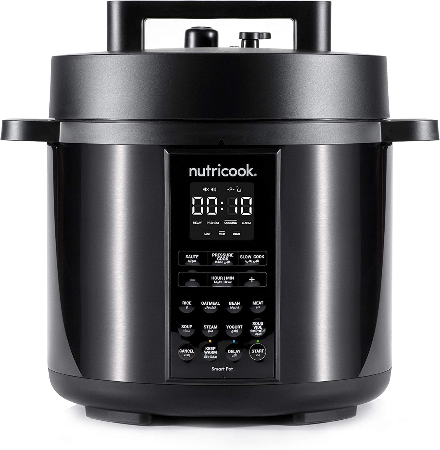 Nutricook Smartpot 2 / 8L / Electric Pressure Cooker - Black