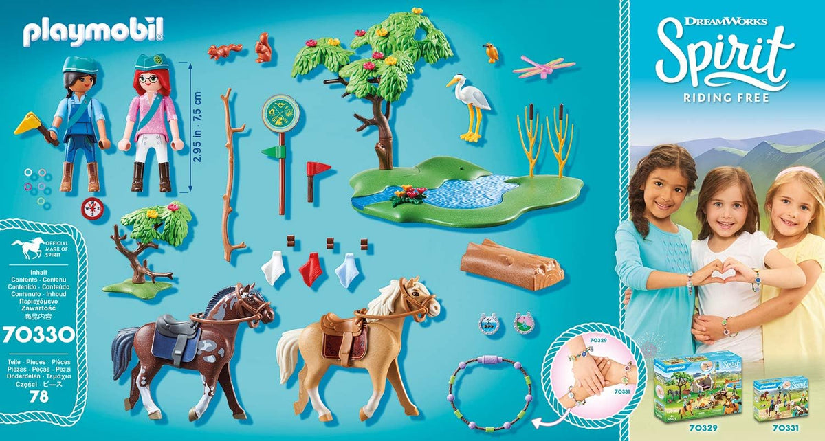 PLAYMOBIL Spirit Riding Free River Challenge - Fun Adventure PLAYMOBIL Spirit Riding Free River Challenge - Fun Adventure