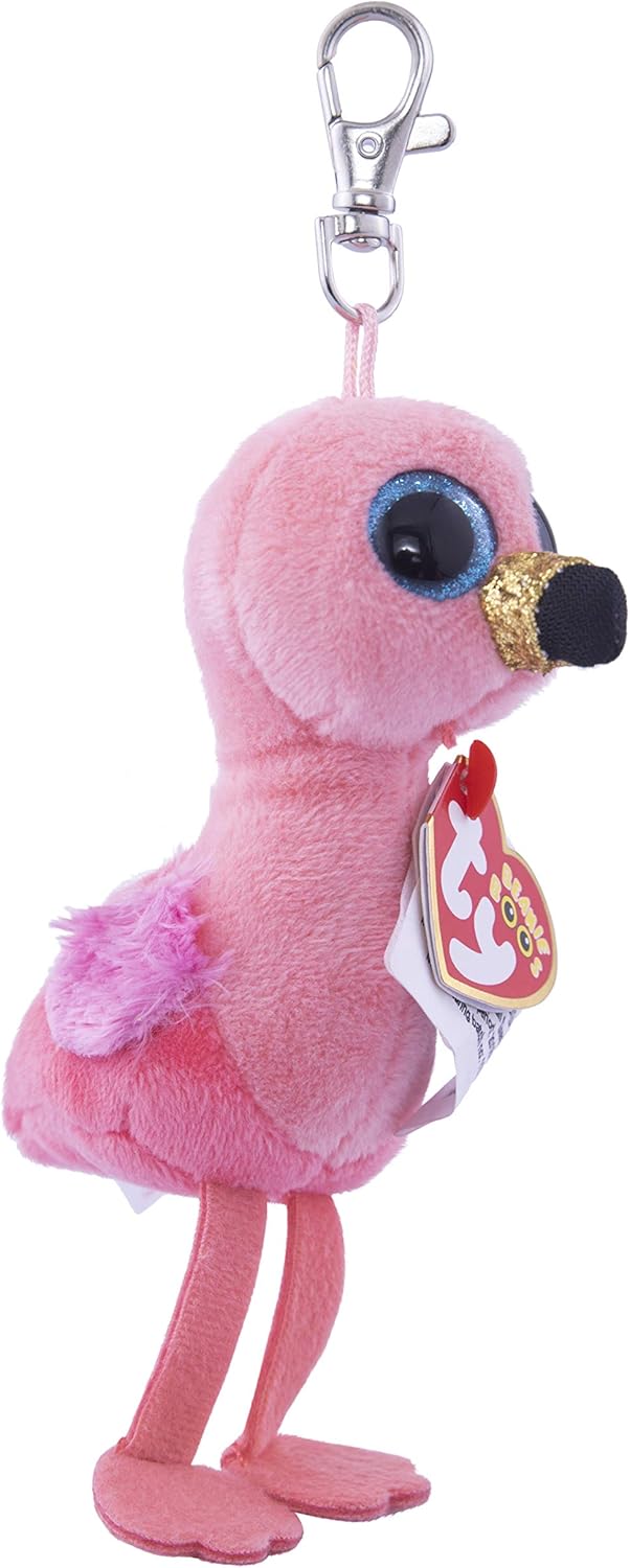 Beanie Boos Gilda - Pink Flamingo Plush Key Clip Toy