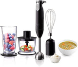 Panasonic MX-SS1BTZ 600W Hand Blender | 3-in-1 Blend, Chop & Whisk | Stainless Steel | Black