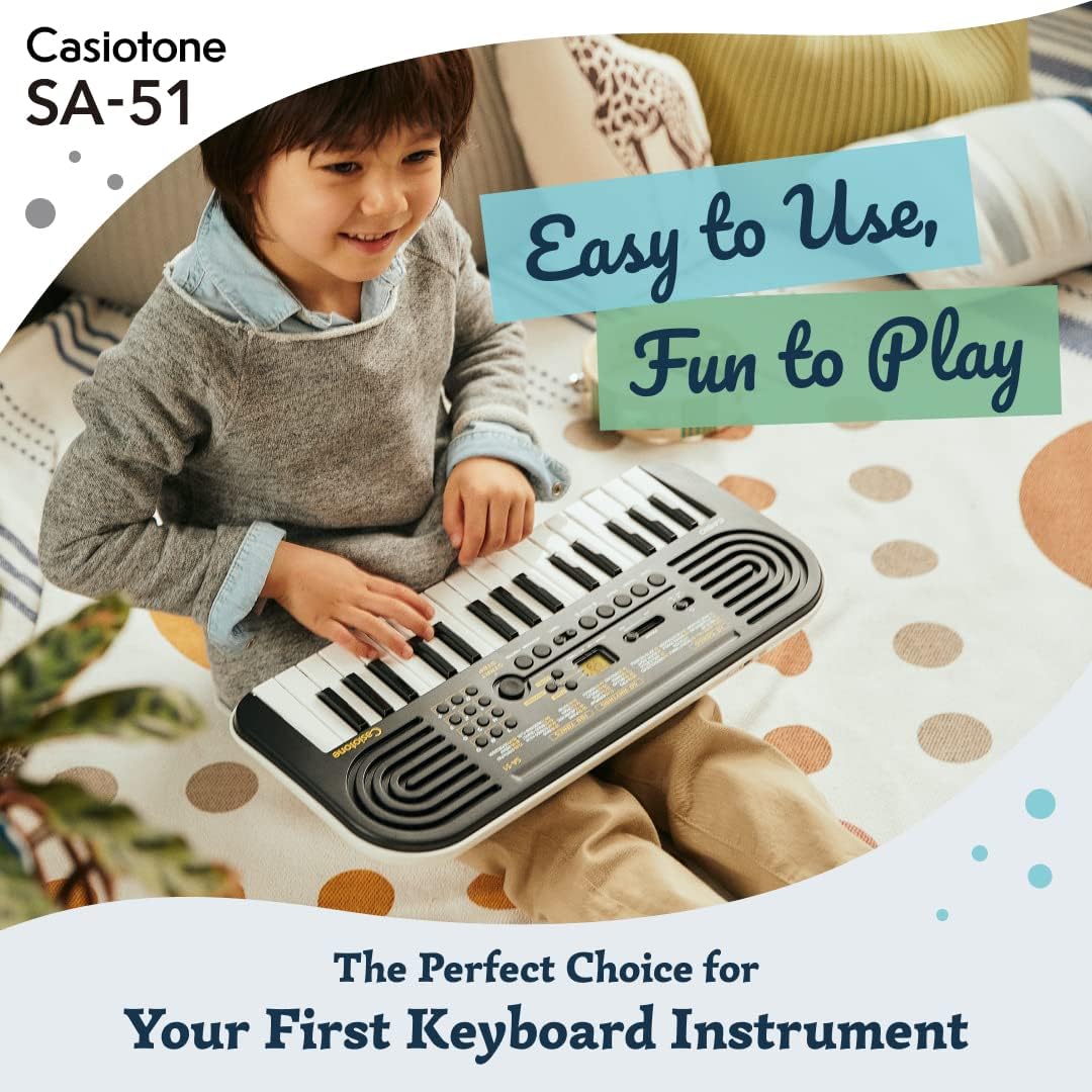 Casio tone Mini Keyboard with Piano tones - Black Casio tone Mini Keyboard with Piano tones - Black