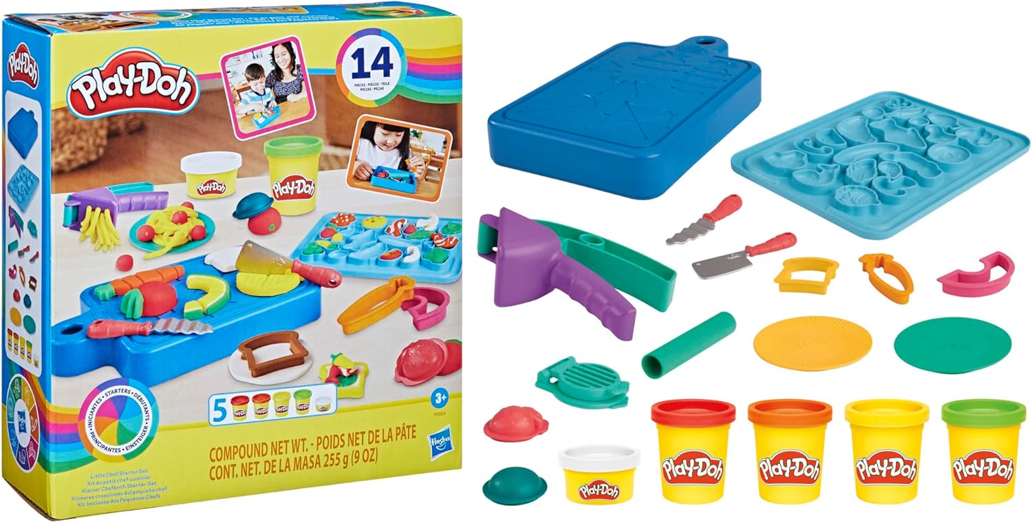 Hasbro Play-Doh Little Chef Starter Set - Fun Cooking Play Hasbro Play-Doh Little Chef Starter Set - Fun Cooking Play