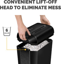 Fellowes Powershred Shredder / Cross Cut / Shreds 10 sheets - Black