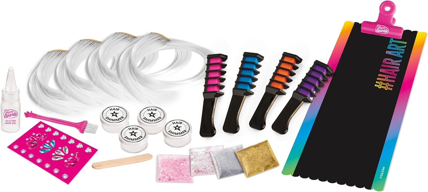 استوديو تمديدات الشعر Shimmer N Sparkle Colour FX للأطفال استوديو تمديدات الشعر Shimmer N Sparkle Colour FX للأطفال