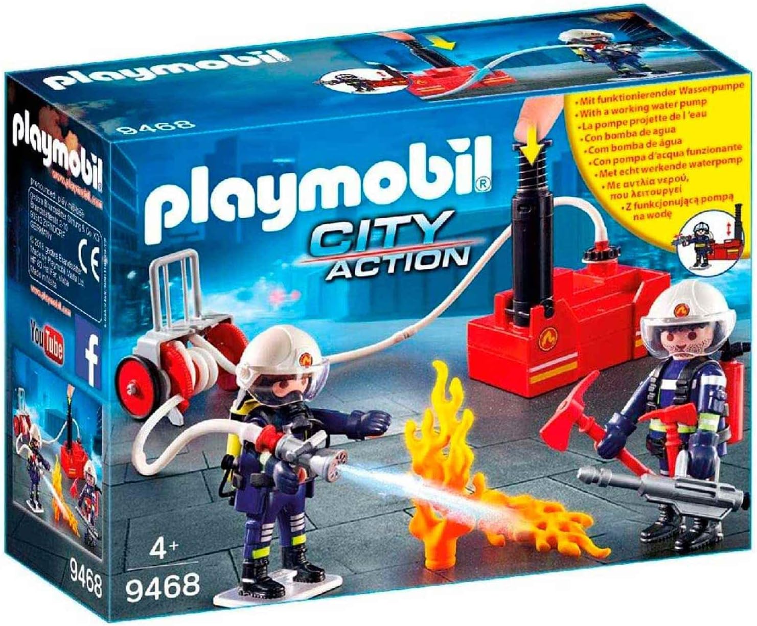 Playmobil Firefighters with Water Pump Playmobil Firefighters with Water Pump