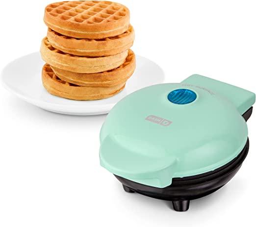 Dash MINI WAFFLE MAKER - AQUA