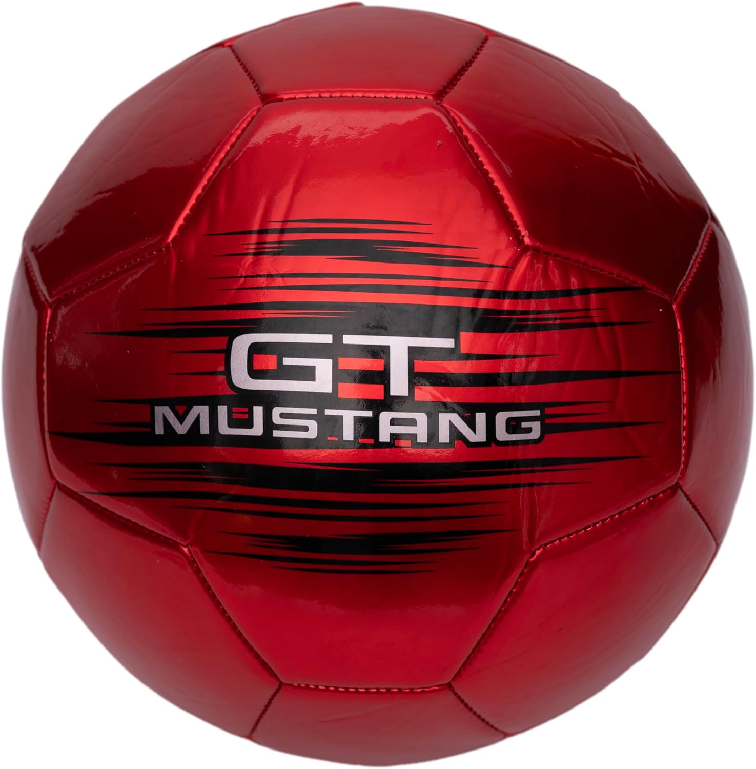 كرة قدم أمريكية للأطفال Mustang حمراء معدنية عالية الجودة