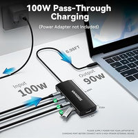 UGREEN USB-C Hub with HDMI 4K@60Hz, 100W PD, 10Gbps USB 3.2 Ports