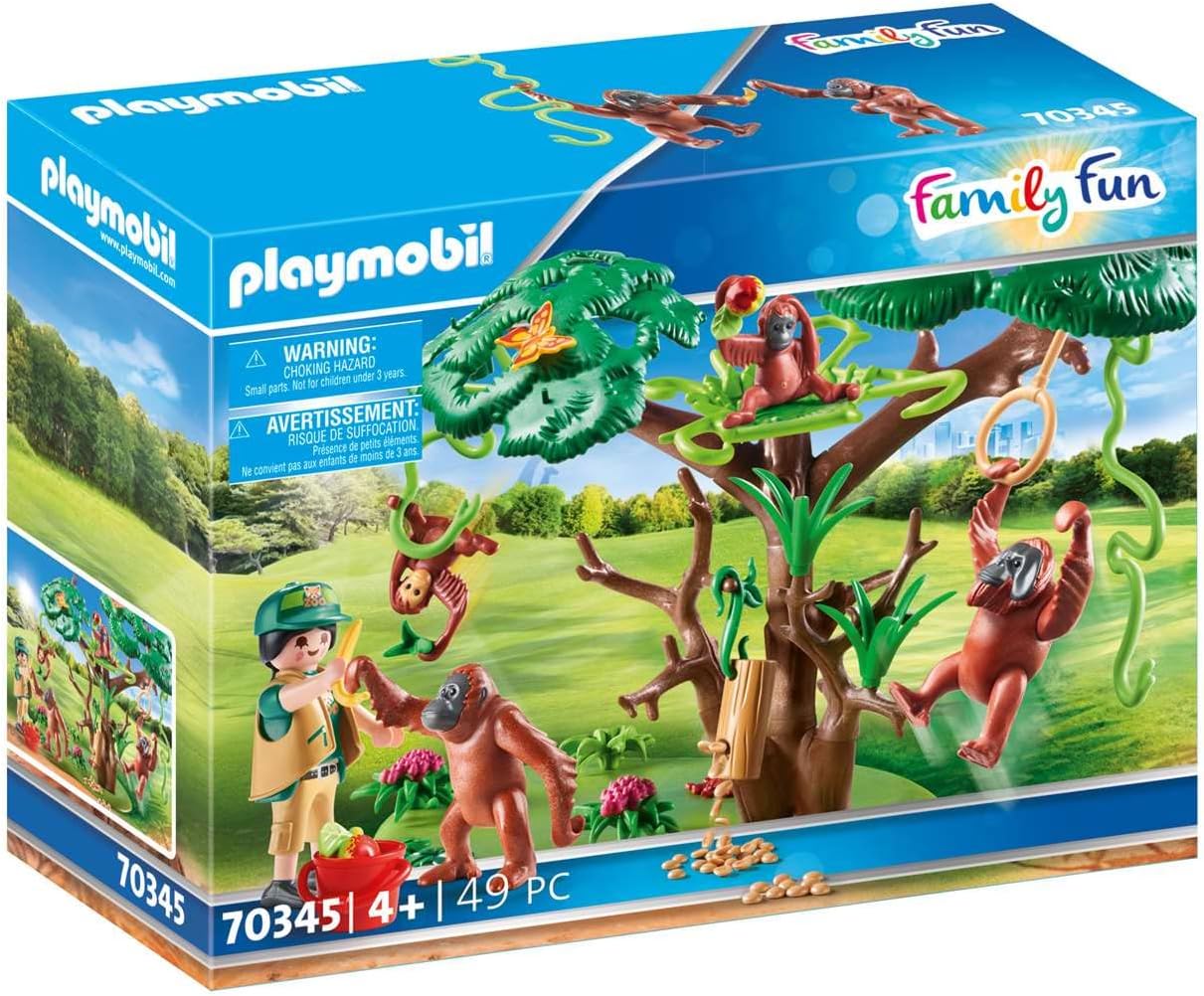 Playmobil Family Fun Orangutans with Tree – Fun for Kids 4+