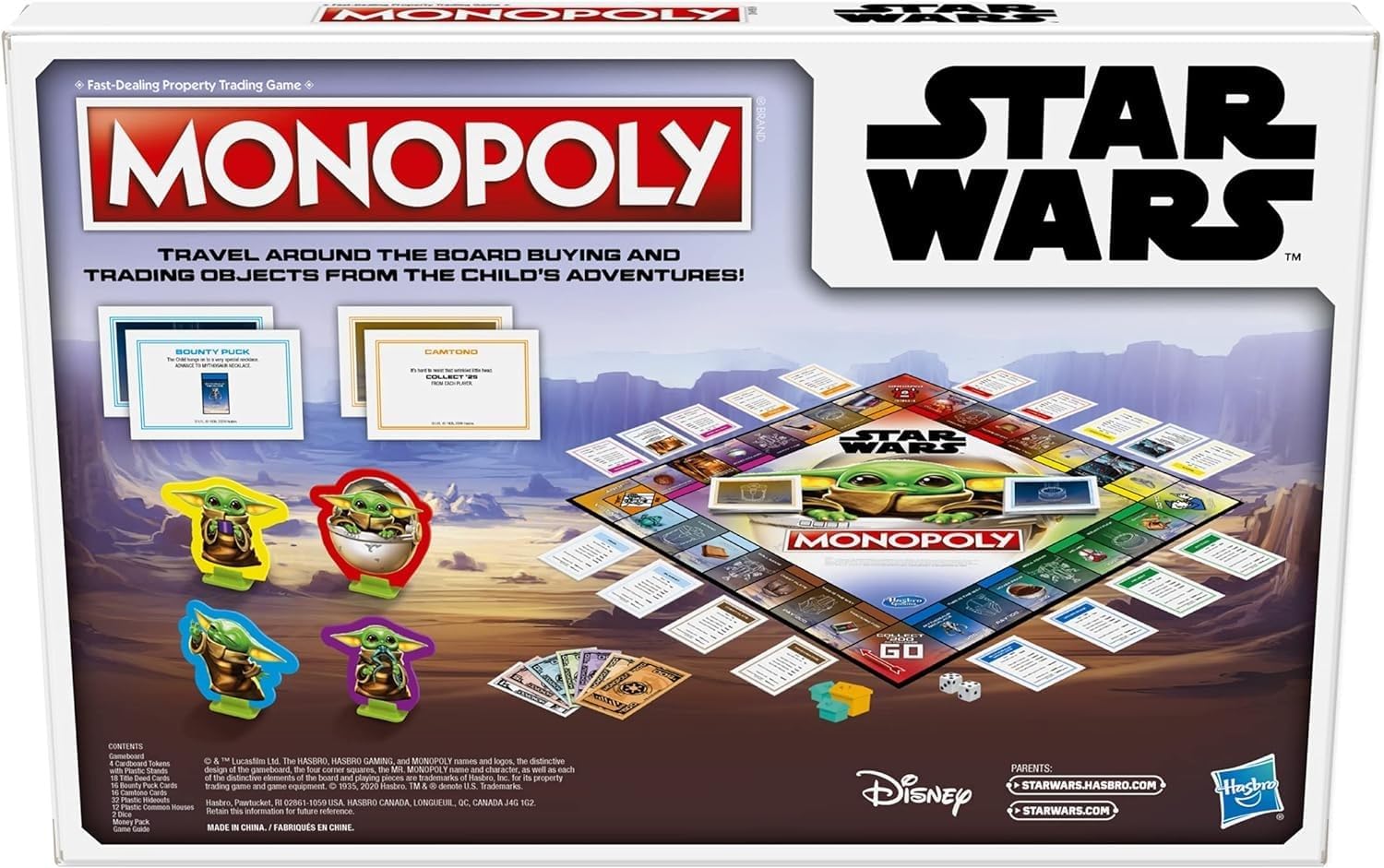 Hasbro Monopoly Star Wars The Child Edition Board Game Hasbro Monopoly Star Wars The Child Edition Board Game
