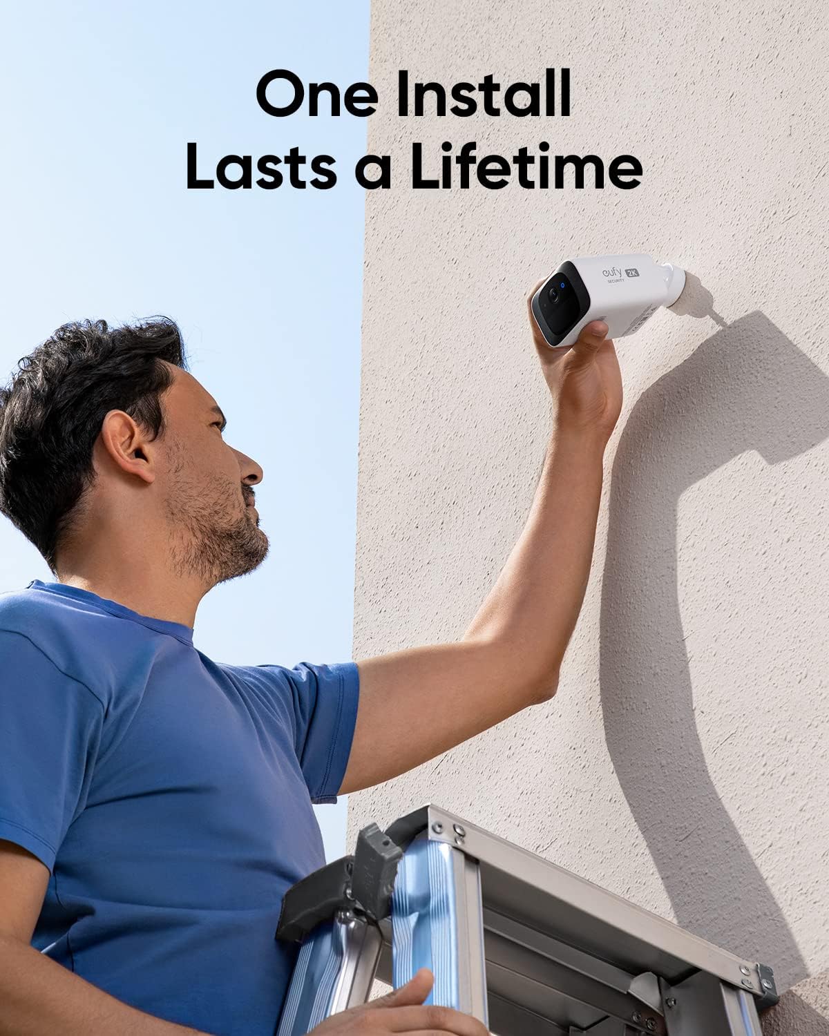 Anker Eufy SoloCam S220 2K Solar Wireless Outdoor Security Camera - White Anker Eufy SoloCam S220 2K Solar Wireless Outdoor Security Camera - White