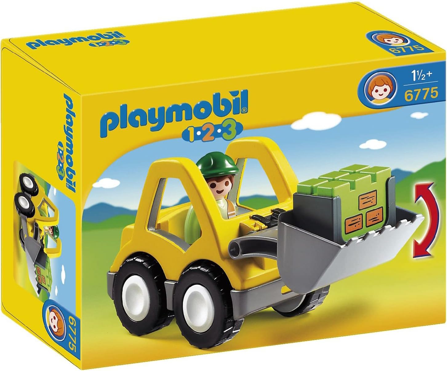 Playmobil 1.2.3 Digger - Safe Fun for Toddlers