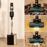 سيسوتيك Conga Rockstar 5500 Wireless 220AW تفريغ ذاتي — مكنسة عصا لاسلكية مع قاعدة تفريغ
