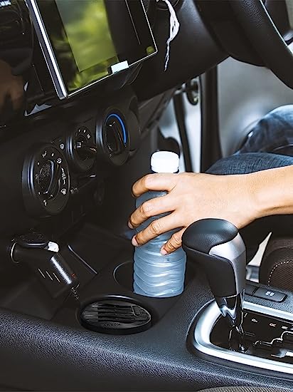 AREON Ken Car Air Freshener - Vanilla Black Scent, Long-Lasting Fragrance