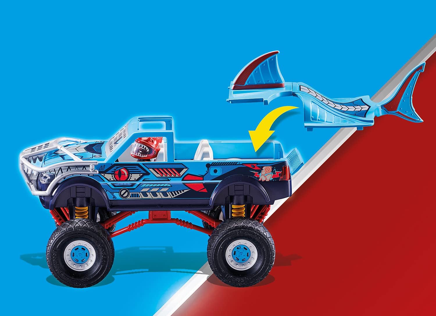 Playmobil Stunt Show Shark Monster Truck - Thrilling Toy Fun Playmobil Stunt Show Shark Monster Truck - Thrilling Toy Fun