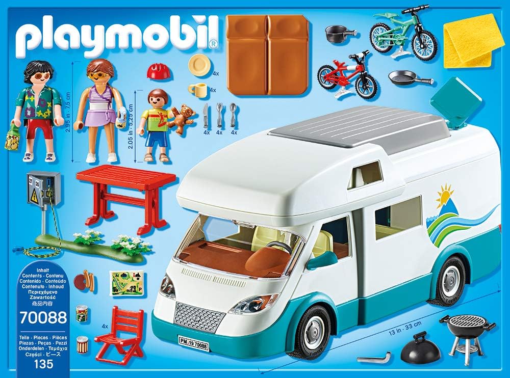 Playmobil Family Camper – Camping Fun for Kids Ages 4+