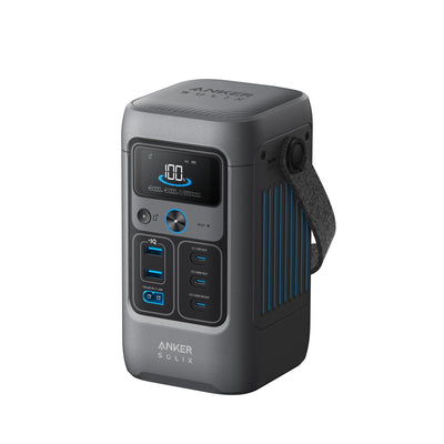 بنك الطاقة Anker SOLIX C200 DC - محطة طاقة محمولة بقوة 200 واط