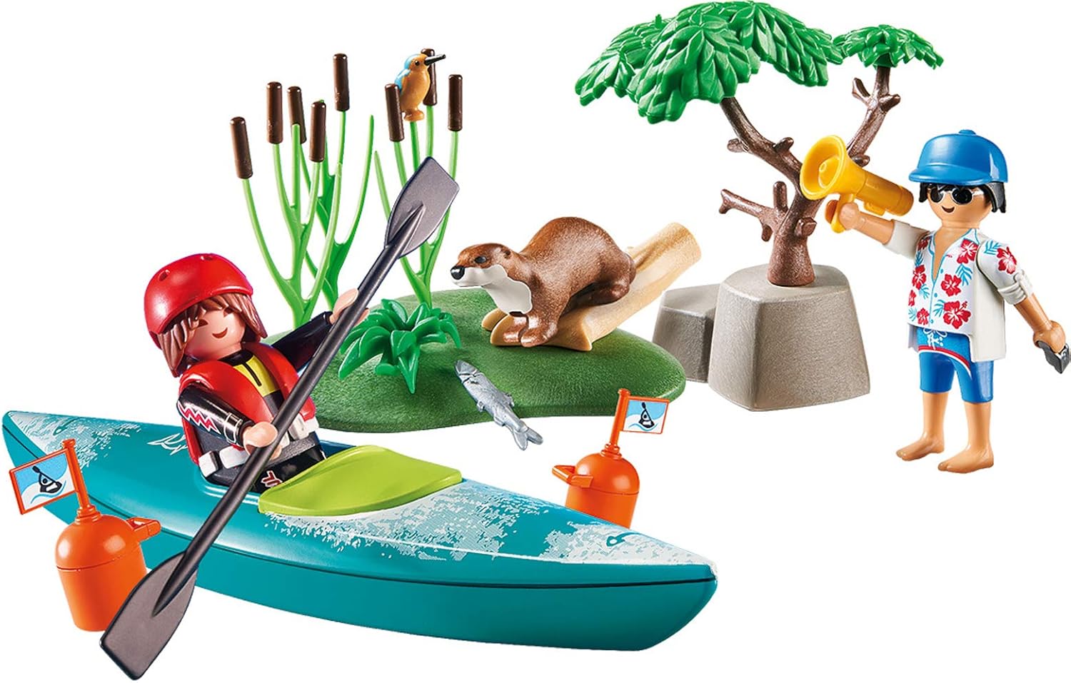 Playmobil Kayak Adventure - Fun Water Play for Kids 4+