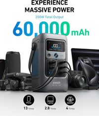 Anker SOLIX C200 DC Power Bank – 200W Portable Power Station