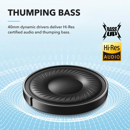 Anker Soundcore Q20i Hybrid ANC Bluetooth Headphones 40H Battery
