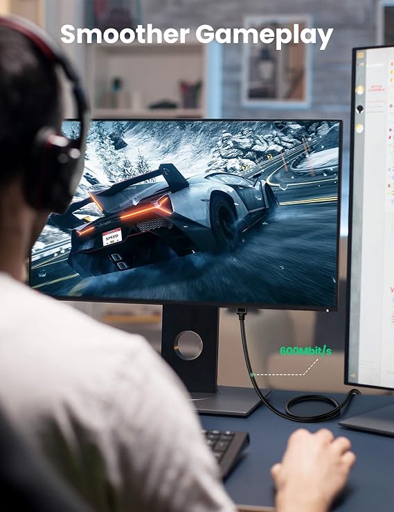 UGREEN CAT 7 Ethernet Cable 1M – Shielded 10Gbps LAN Cable