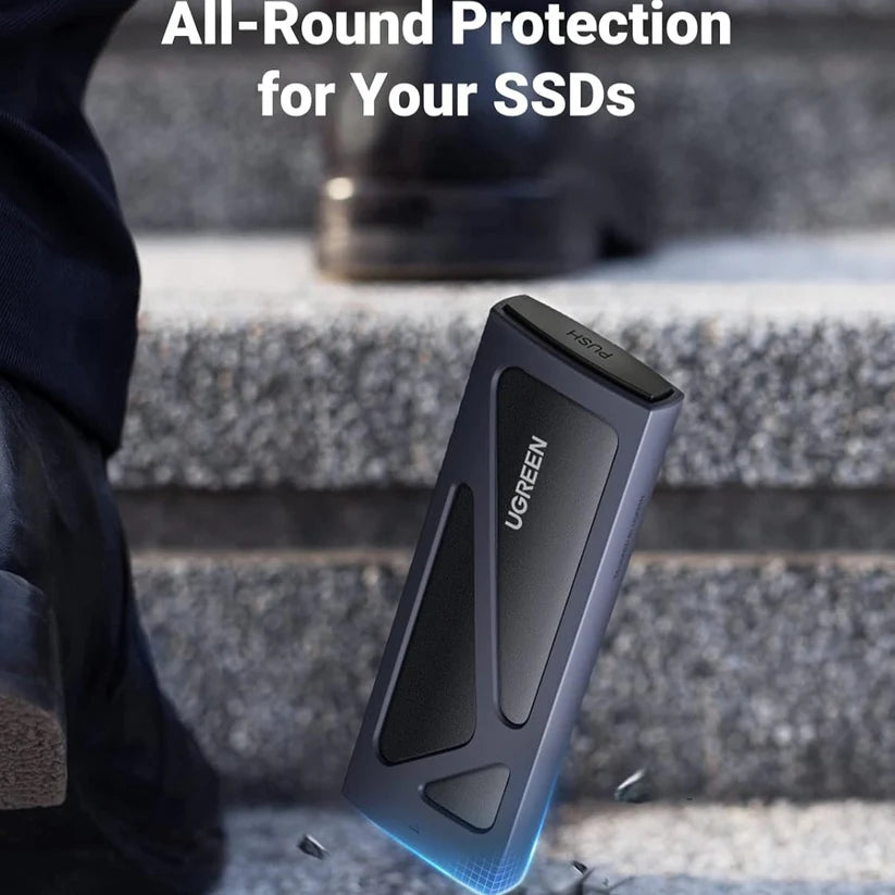 UGREEN M.2 NVMe Enclosure 10Gbps with USB-C & USB-A Cables