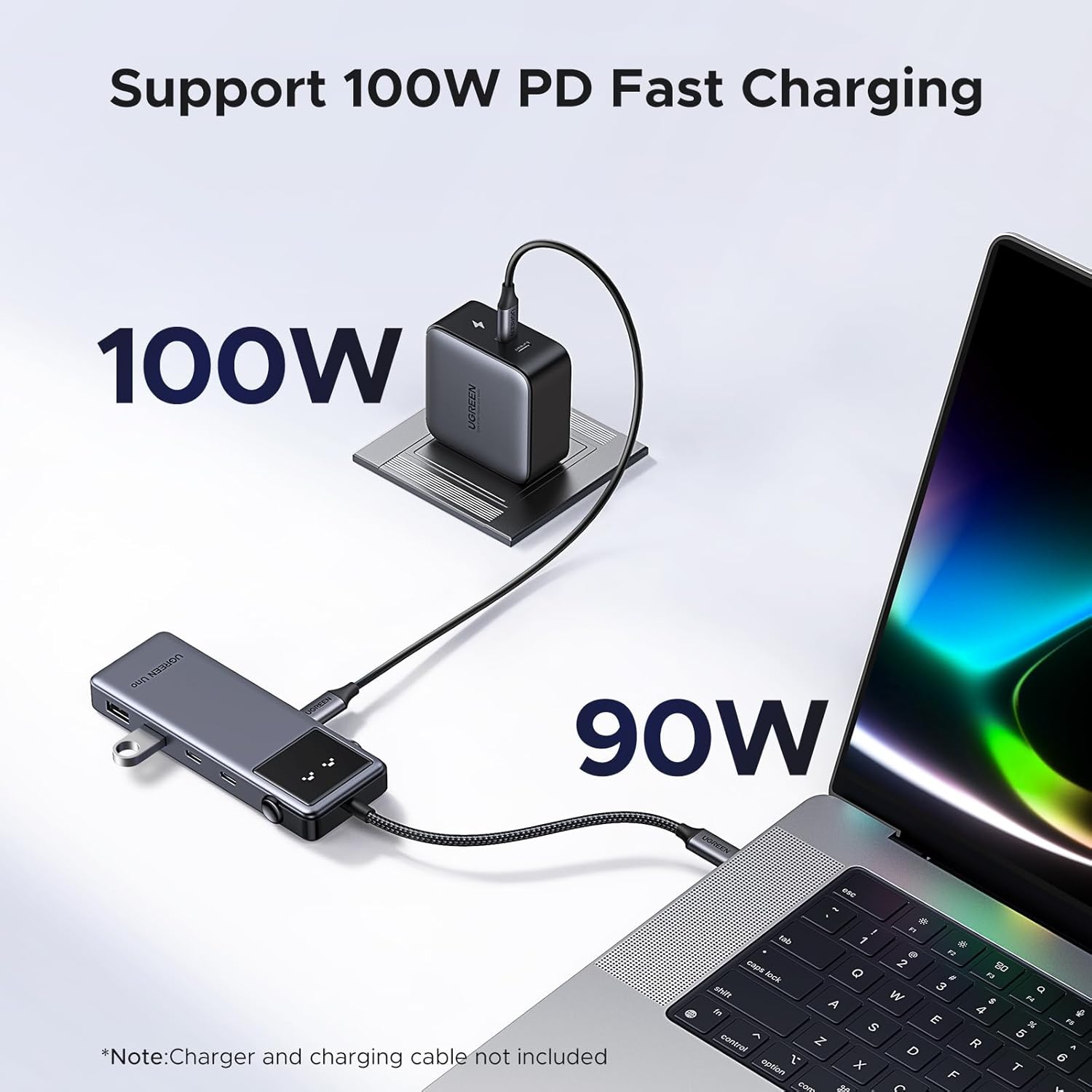 UGREEN Uno 6-in-1 USB-C Hub with 10Gbps & 4K HDMI. UGREEN Uno 6-in-1 USB-C Hub with 10Gbps & 4K HDMI.