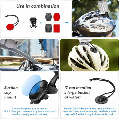 Neewer 50 in 1 Accessory Kit for GoPro DJI Insta360 and More