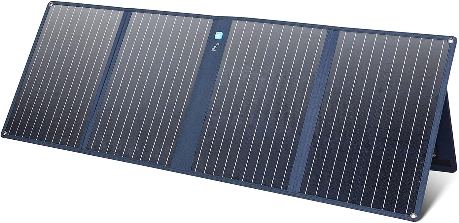 Anker 100W Solar Panel Portable Power Solution for Camping Hiking and Emergencies