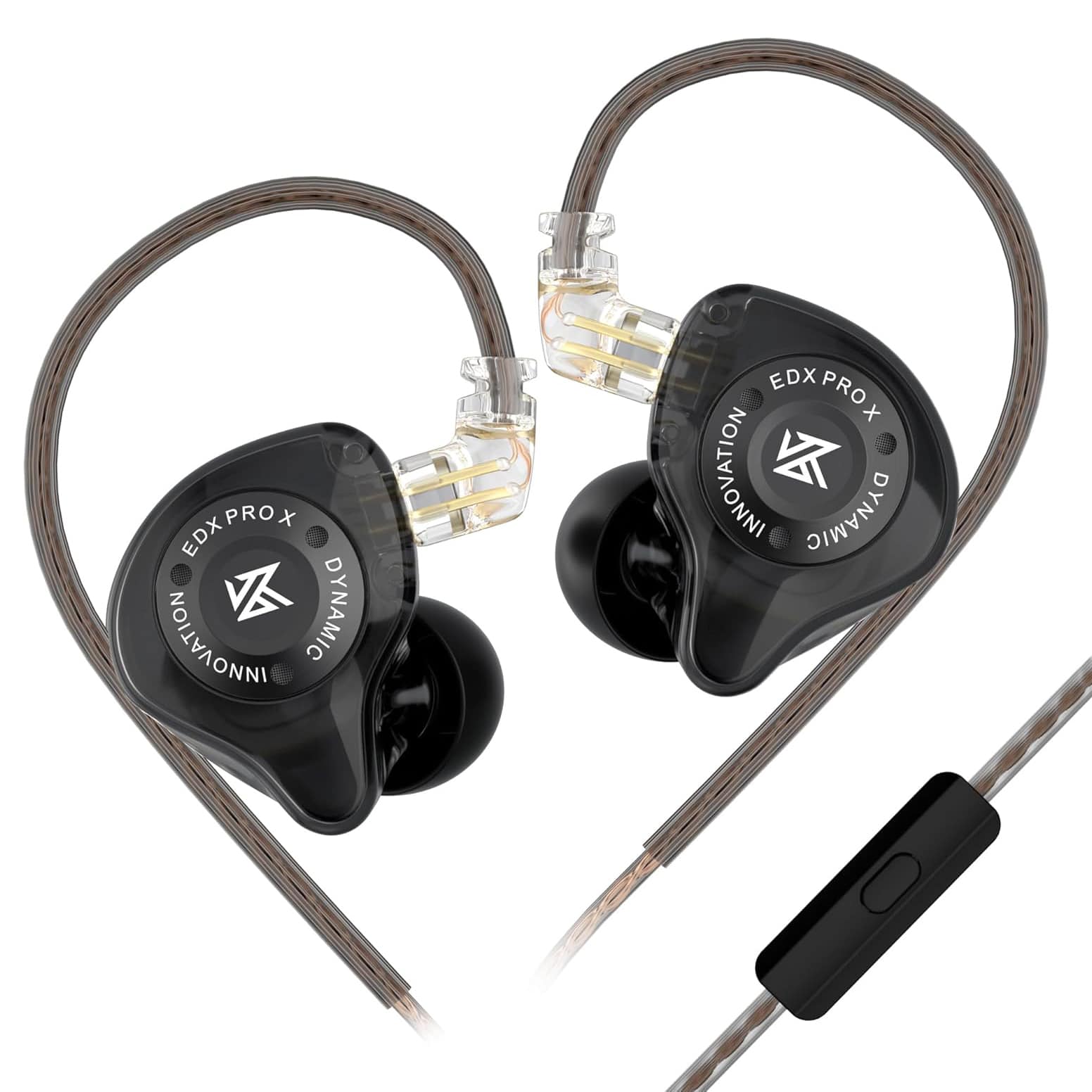 KZ EDX PRO X Wired IEM Earbuds - Detachable Cable with Mic