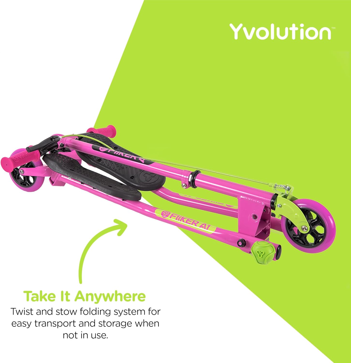 Yvolution Y Fliker Air A3 - 3-Wheel Foldable Scooter for Kids Yvolution Y Fliker Air A3 - 3-Wheel Foldable Scooter for Kids
