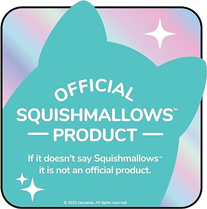 Squishmallow Large Plush 14” HugMees Misty Mouse - Grey Squishmallow Large Plush 14” HugMees Misty Mouse - Grey