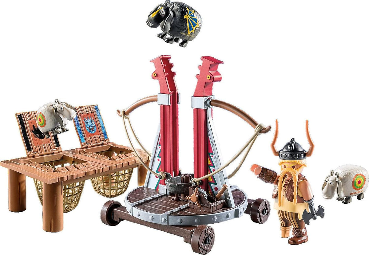 Playmobil Gobber with Sheep Launcher Dragon Adventures Playmobil Gobber with Sheep Launcher Dragon Adventures