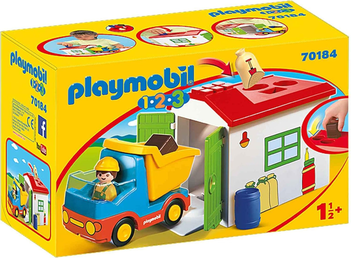 Playmobil 1.2.3 Construction Truck - Fun Learning for Toddlers Playmobil 1.2.3 Construction Truck - Fun Learning for Toddlers