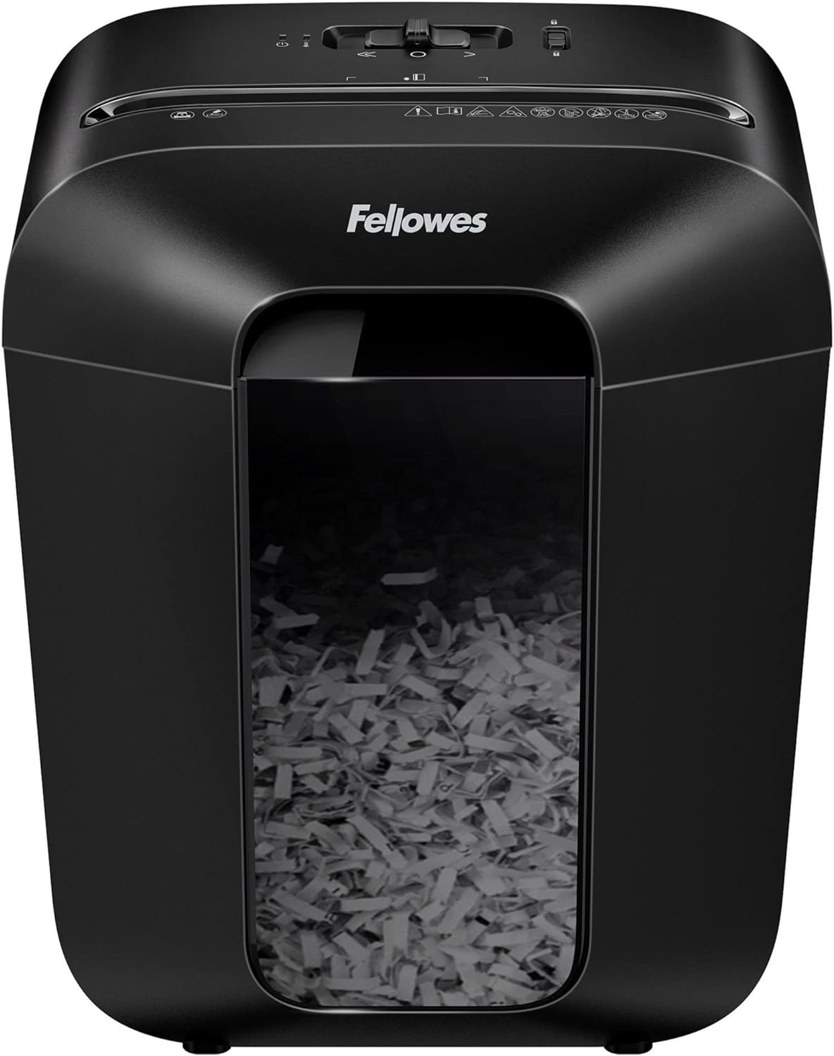 آلة تقطيع الورق Fellowes Powershred / تقطيع متقاطع / تقطيع 8 أوراق - أسود