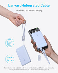 Anker 10000mAh Power Bank - Fast Charge, Built-in USB-C