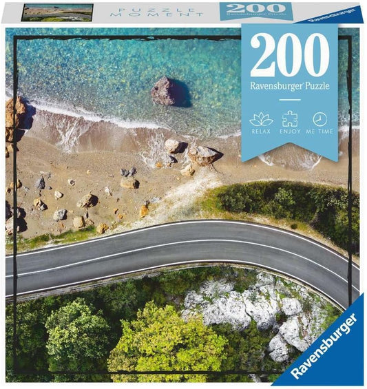 Ravensburger Puzzle Moment: Beach Road 200 Piece Jigsaw Puzzle for Adults - 13306
