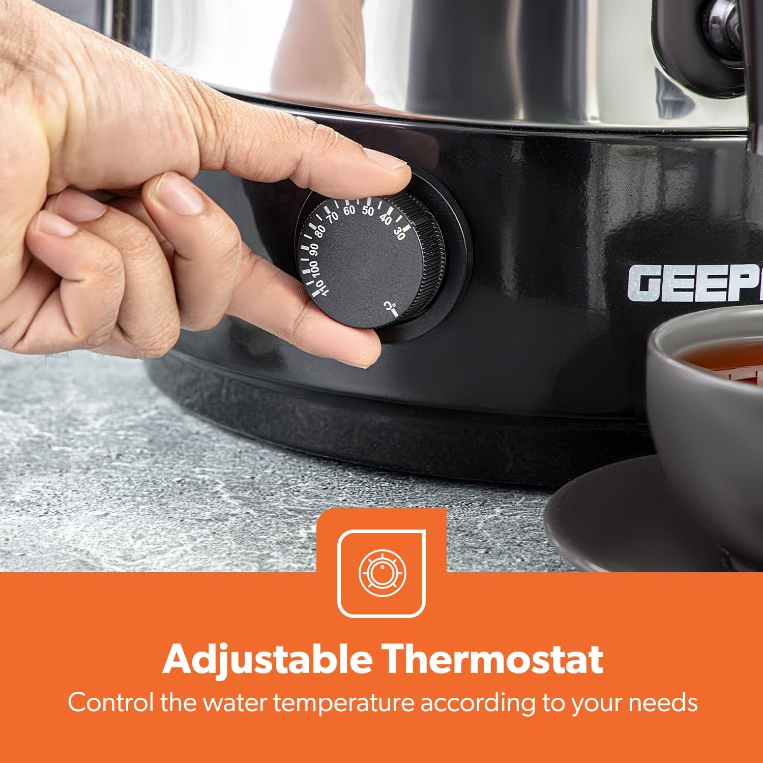 غلاية مياه Geepas 30 لتر للاستخدام التجاري والمنزلي