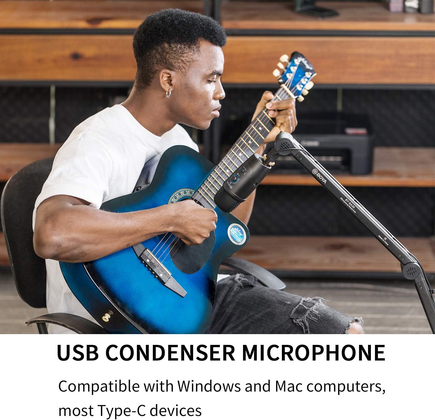 Boya Wired/Wireless Dual-Function USB Microphone Boya Wired/Wireless Dual-Function USB Microphone