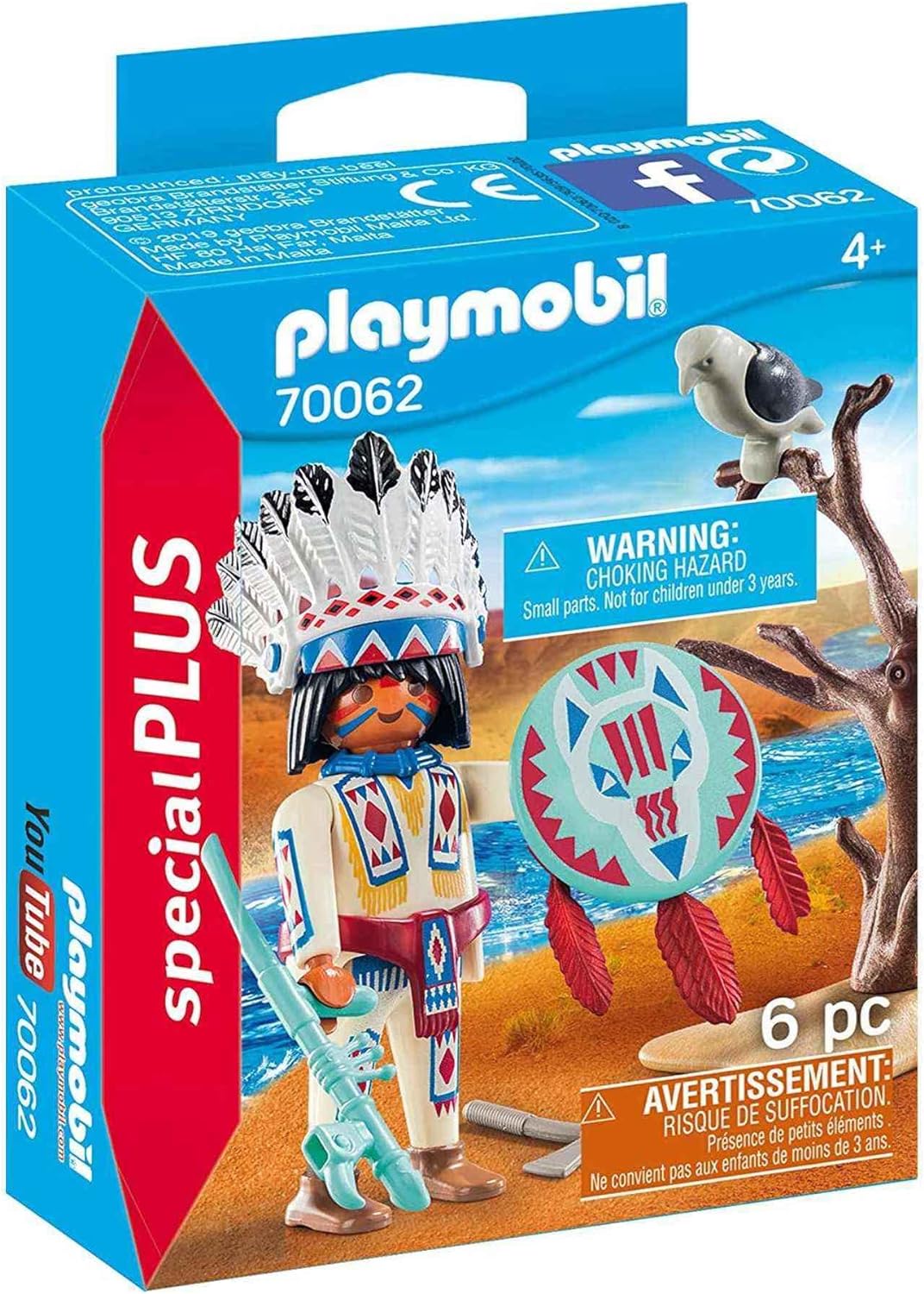 Playmobil Indian Chief - Fun Play for Kids 4+ Playmobil Indian Chief - Fun Play for Kids 4+