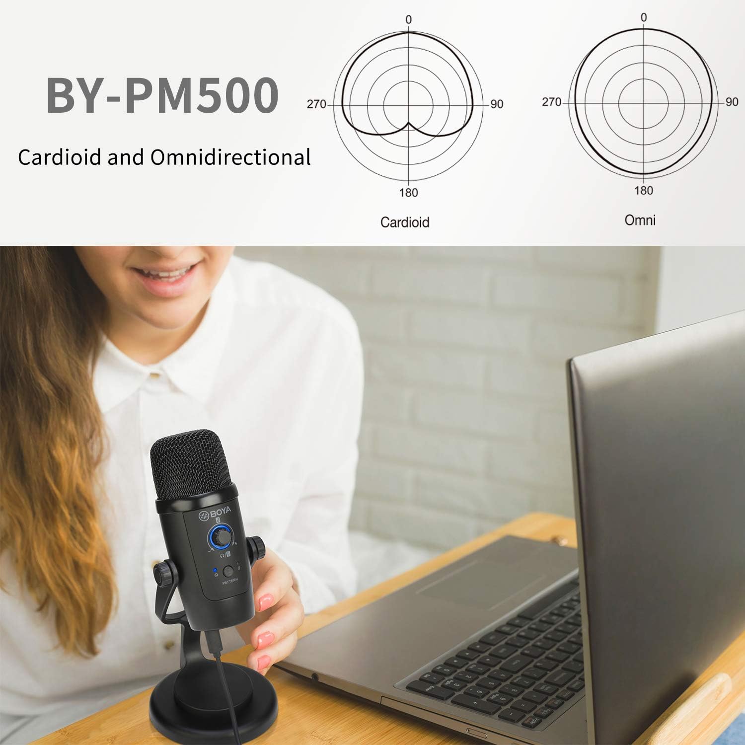 Boya Wired/Wireless Dual-Function USB Microphone Boya Wired/Wireless Dual-Function USB Microphone