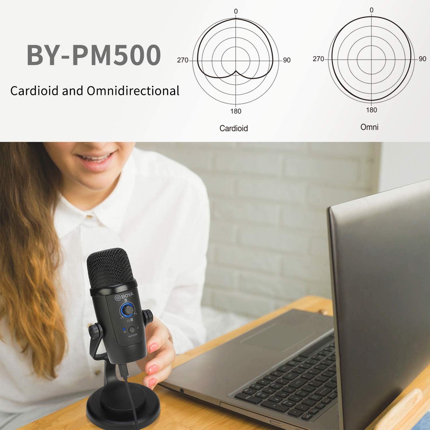 Boya Wired/Wireless Dual-Function USB Microphone