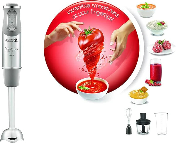Moulinex 1000W Quickchef Lite DD656D27 Hand Blender Moulinex 1000W Quickchef Lite DD656D27 Hand Blender