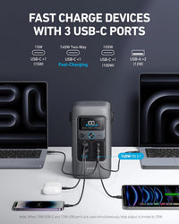Anker SOLIX C200 DC Power Bank – 200W Portable Power Station