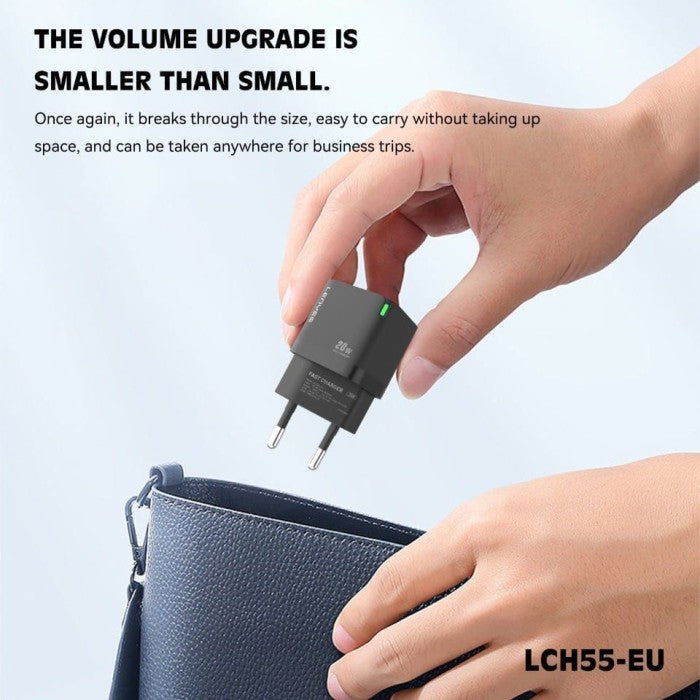 Lenyes GaN 20W Fast Charger with USB & Type-C Port