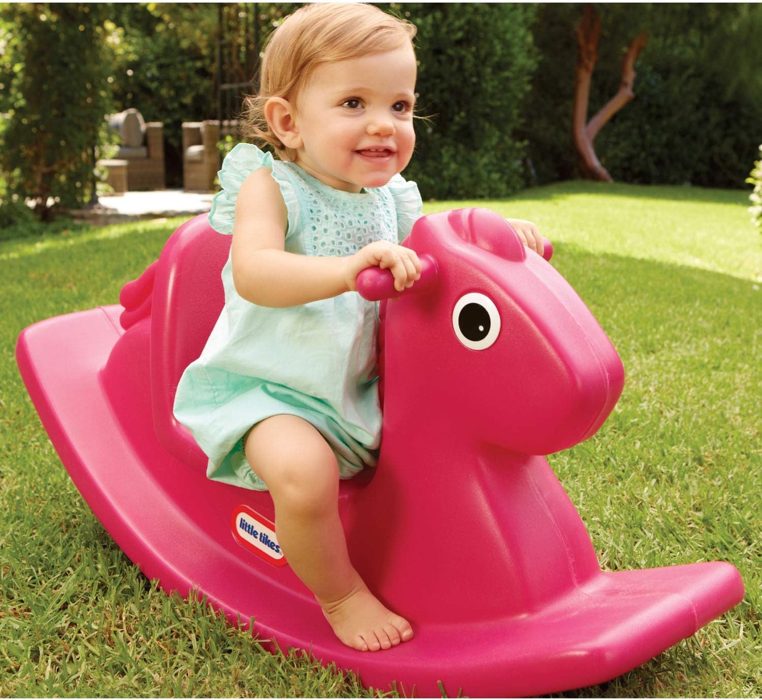 Little Tikes Rocking Horse-magenta Single