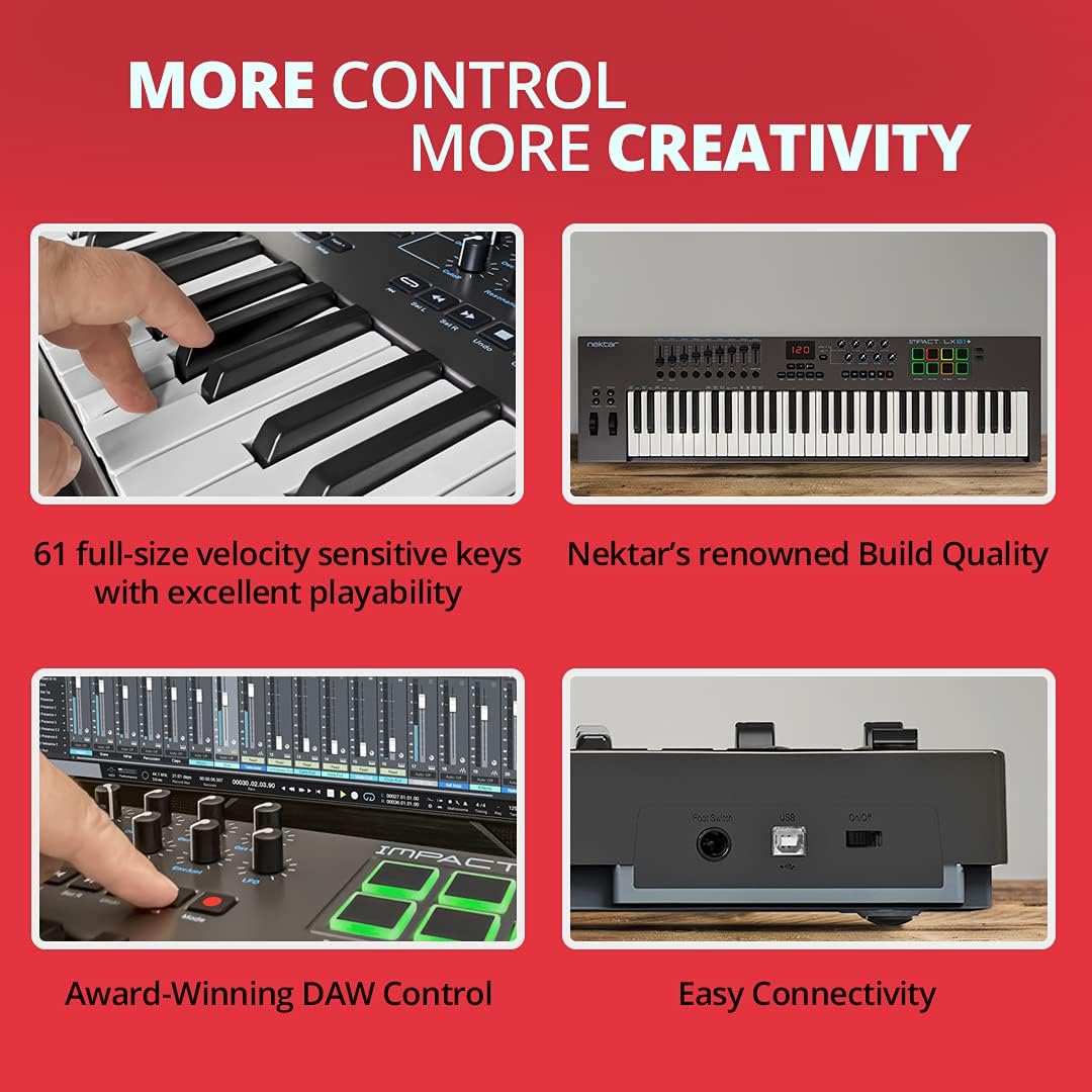 Nektar Impact Keyboard Controller / Multi Colored - Dark Grey Nektar Impact Keyboard Controller / Multi Colored - Dark Grey